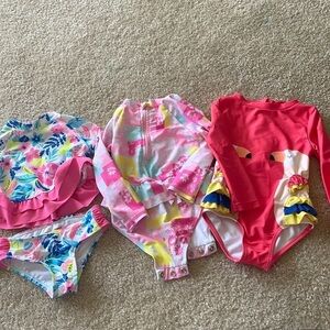 Bundle of 3 bathing suits